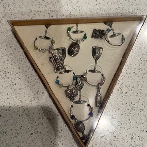 Wine glass charms -new, never used